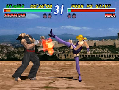 Ein Screenshot von Tekken 2