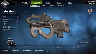 Prowler Burst PDW weapon in Apex Legends.