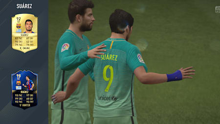 Suárez's TOTY card costs a fortune