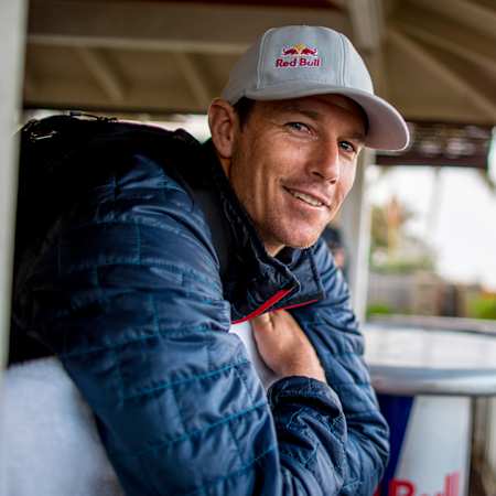 A portrait of Red Bull Cliff Diving World Series judge Ian Walsh. 
