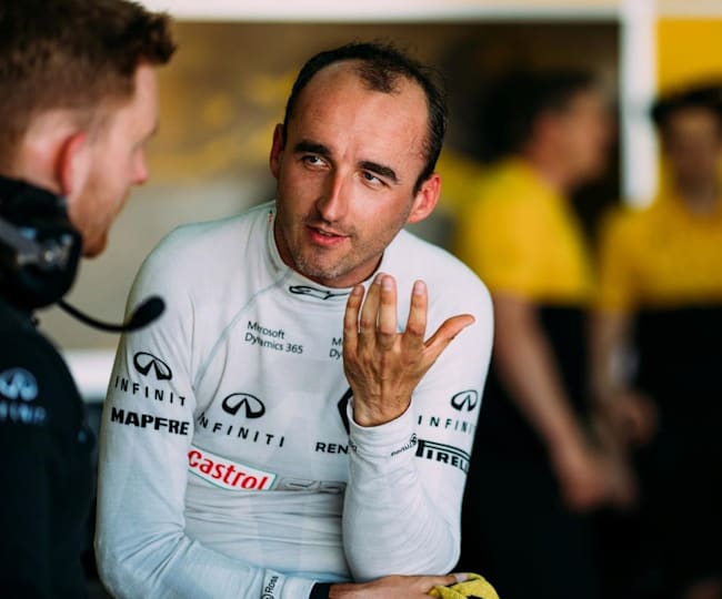 Kubica right arm