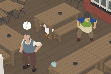 A screenshot of Untitled Goose Game