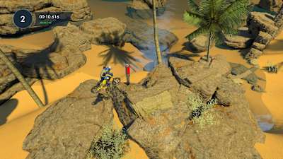 Una captura de pantalla de Trials Fusion.