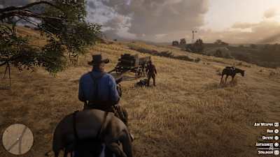 Una captura de pantalla de Red Dead Redemption 2.
