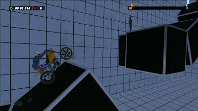 A screenshot from Trials Rising created level Quick Extreme.