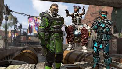 A character shot from Apex Legends