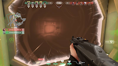 El mapa Bind de Valorant.