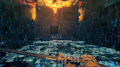 Ghostrunner toma una estética cyberpunk y corre con ella.