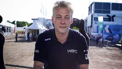 A photo of WRC 9 game director, Alain Jarniou.