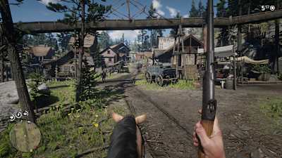 Una captura de pantalla de Red Dead Redemption 2.