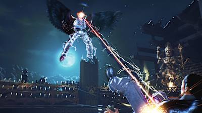Image of characters Jin and Kazuya doing battle in Tekken 7.