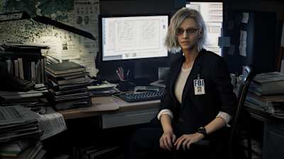 Screenshot aus Resident Evil: Requiem zeigt Protagonistin Grace Ashcroft.