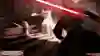 A screenshot of Yoda battling Darth Maul in Star Wars Battlefront 2