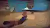 A screenshot from video game SkateBIRD, which is being developed by Glass Bottom Games.