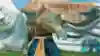 Sagat poses before challenging his opponent.