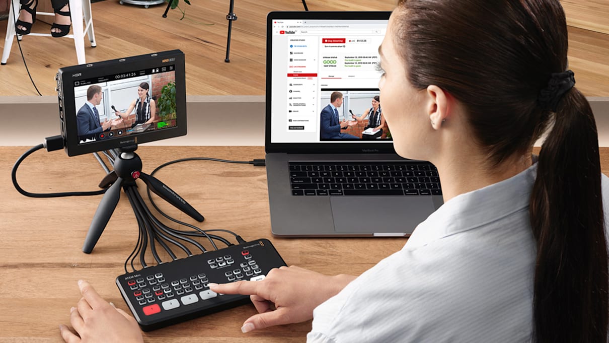 Blackmagic ATEM Mini.