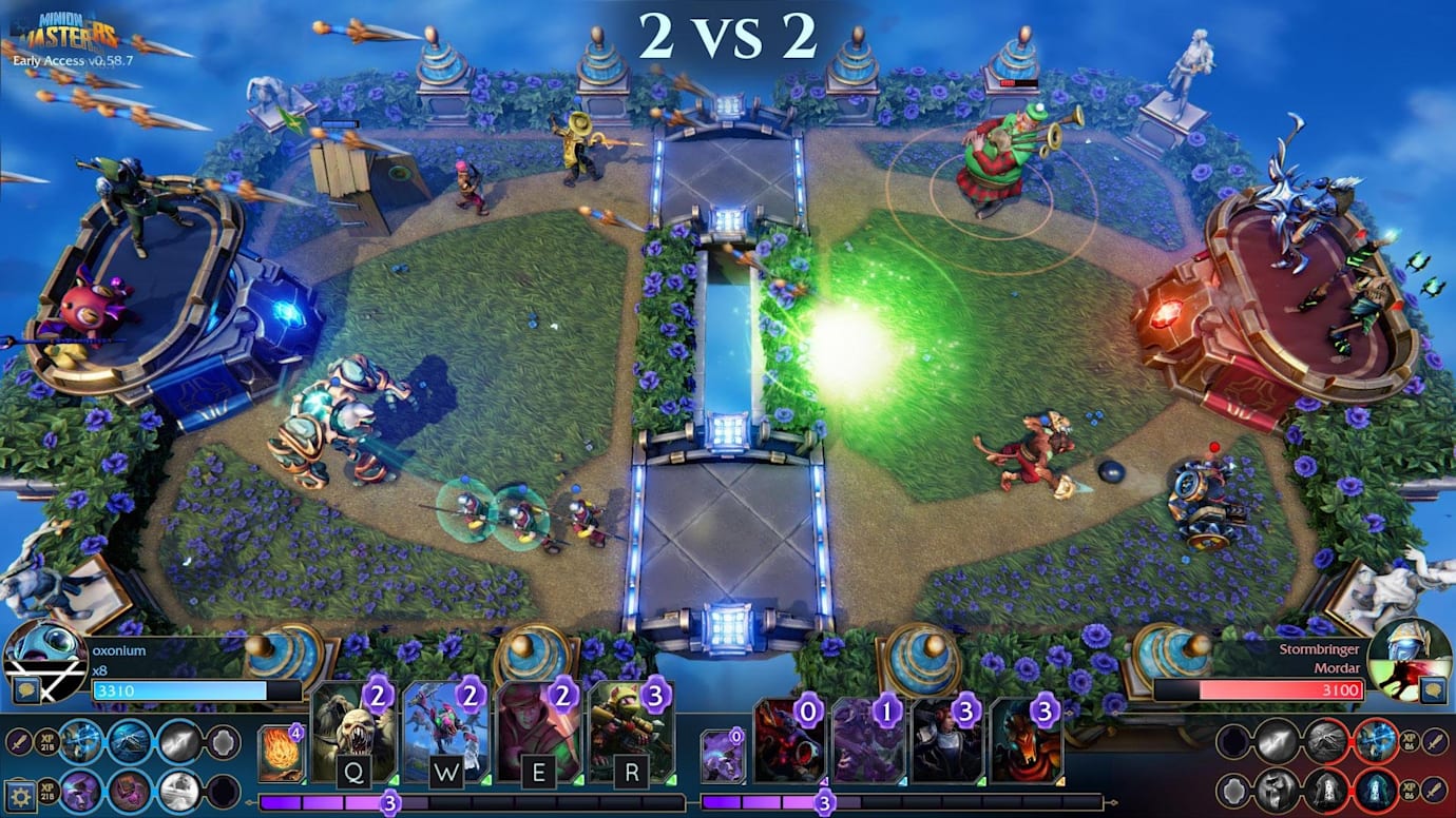 2 vs 2 στο Minion Masters