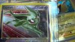 A picture of an Espeon gold star Pokémon Trading Card