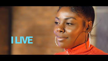 The London-based singer performs I Live.