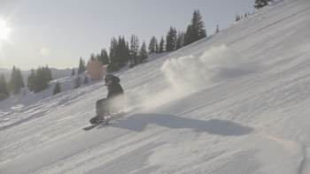 Patrick Mayer on the slope.