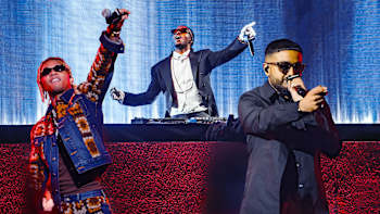 NAV & Swae Lee perform calling at Red Bull Symphonic
