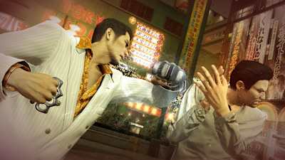 A screenshot of Yakuza 0