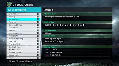 You need to train your players to skill them up