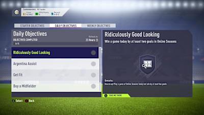 FIFA 18 Daily Challenges screenshot