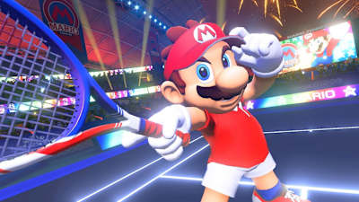 An image of Mario Tennis Aces on the Nintendo Switch. 