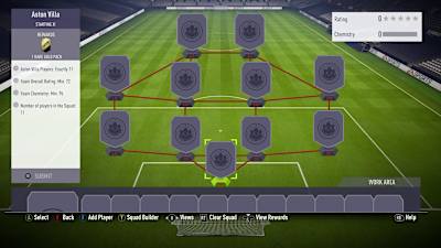 The Rare Gold Pack often features in squad-building challenges