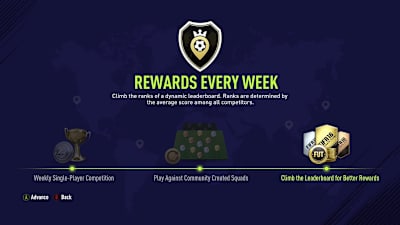 You'll have to work hard to get an Ultimate Pack in Squad Battles