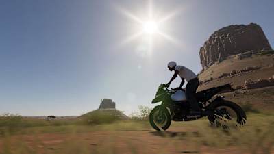 広大な景色を楽しむにはバイクが一番