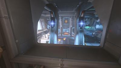 A vantage point in Overwatch map Busan.