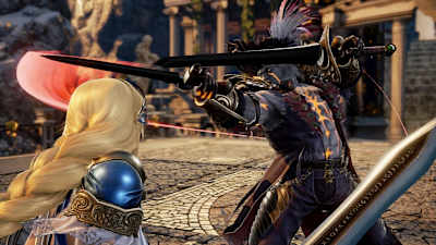 A screenshot of Cervantes from Soulcalibur VI
