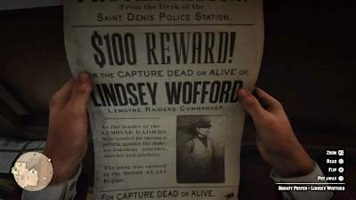 You can earn $100 by capturing outlaws