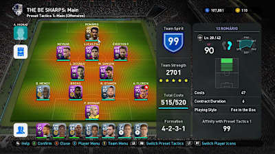 Two defensive midfielders are employed in this formation