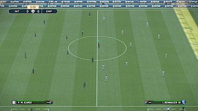 The 4-2-2-2 (shown here with Inter) uses a second striker behind the CF