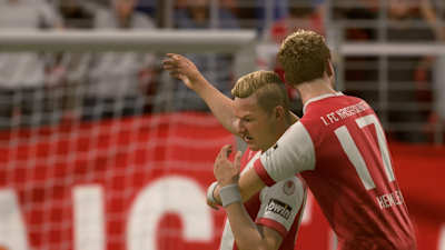 Una imagen de los jugadores del FC Kaiserslautern en FIFA 19.