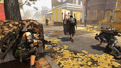 Screenshot of a encounter in video game The Division 2.