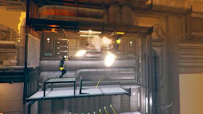A screenshot from the game, My Friend Pedro, by DeadToast Entertainment.