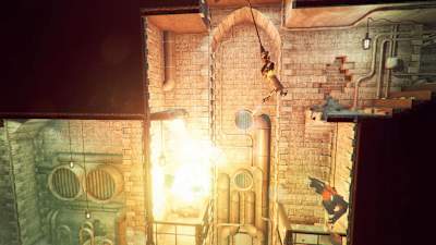 A screenshot from the game, My Friend Pedro, by DeadToast Entertainment.