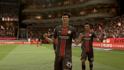 Havertz’s array of dribbling skills are particularly effective in FIFA 20