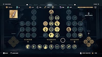 Entscheidungen soweit das Auge reicht, etwa in Skill Trees