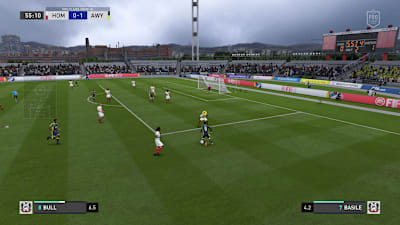 You'll start by playing at a few smaller stadiums