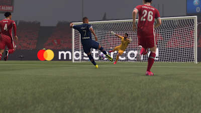 Una captura de pantalla de FIFA 21.