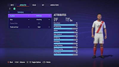 Una captura de pantalla de Pro Clubs de FIFA-21.