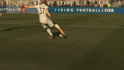 Una captura de pantalla de FIFA 21.