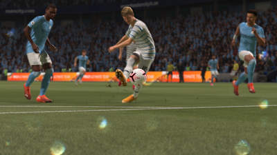 Una captura de pantalla de FIFA 21.