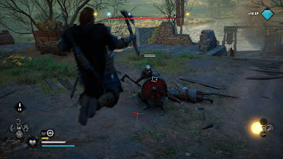 En choisissant de vous munir d'une hache dans chaque main, vous pourrez créer des combinaisons uniques dans le jeu vidéo Assassin's Creed Valhalla d'Ubisoft.