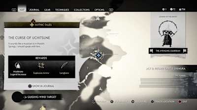 Head to Hiyoshi Springs in order to begin The Curse of Uchitsune.